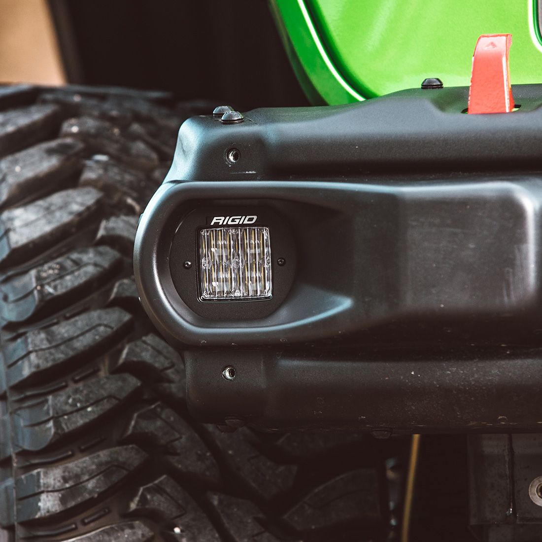 18-Pres Jeep Wrangler JL Fog Mount Fits 2 D-Series Pro Rigid Industries-3
