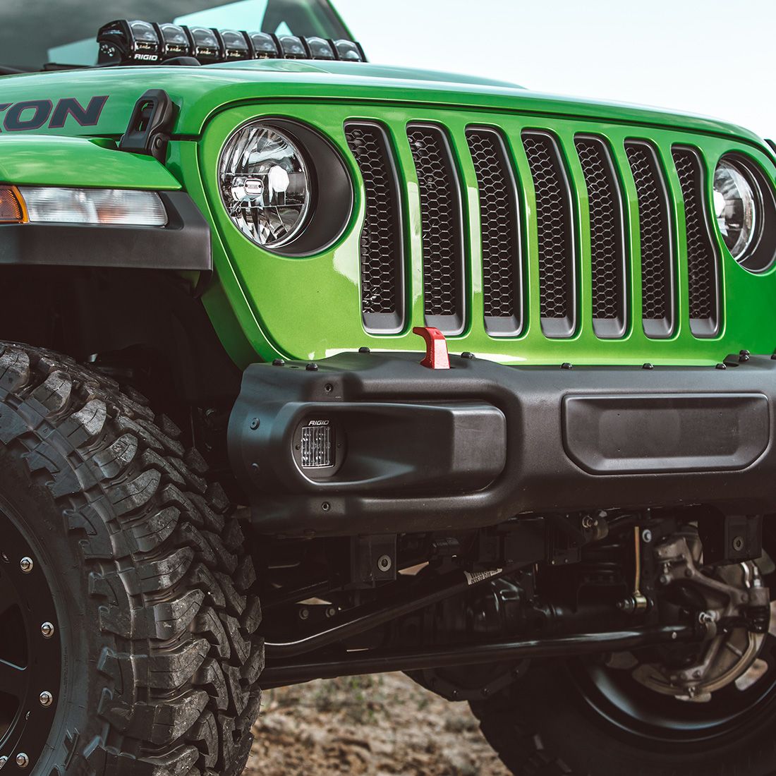 Rigid Industries 18-Pres Jeep Wrangler JL Fog Mount Fits 2 D-Series Pro RIGID Industries