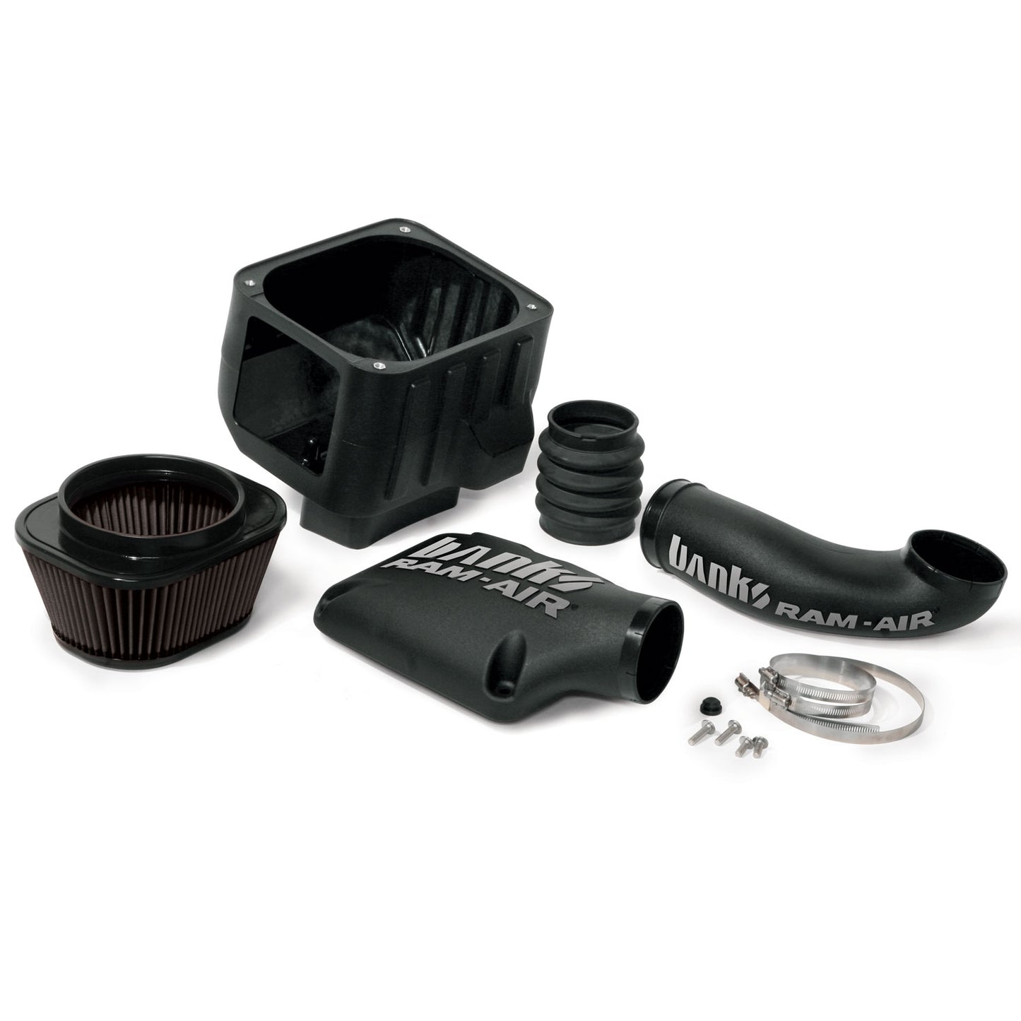Ram-Air Cold-Air Intake System Dry Filter 99-08 Chevy/GMC 4.8-6.0L SUV-Full Size Only Banks Power-1