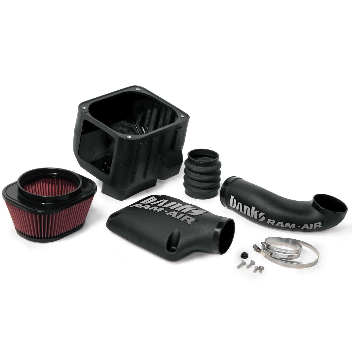 Ram-Air Cold-Air Intake System Oiled Filter 99-08 Chevy/GMC 1500 W/Electric Fan Banks Power-1