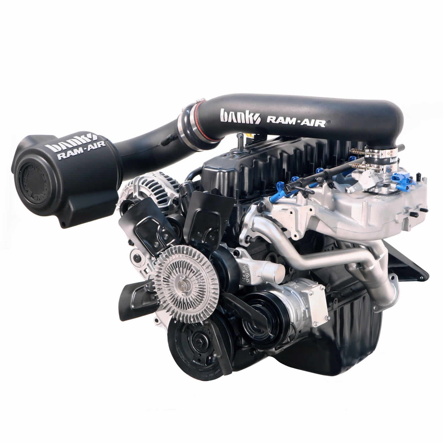 Ram-Air Cold-Air Intake System Oiled Filter 97-06 Jeep 4.0L Wrangler TJ Banks Power-2