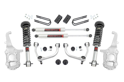 4 inch Lift Kit Forged UCA M1/M1 No Cut Ford F-150 4WD (2021-2026) Rough Country