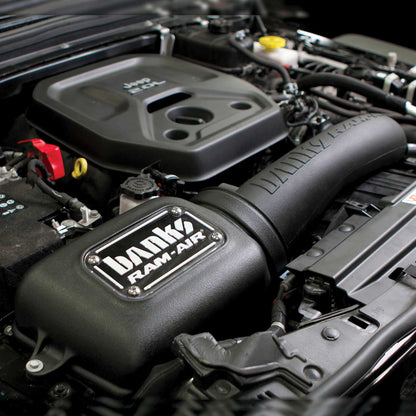 Ram-Air Big-Ass Cold Air Intake System for 18-Up Jeep Wrangler JL 2.0L Turbo Banks Power-4