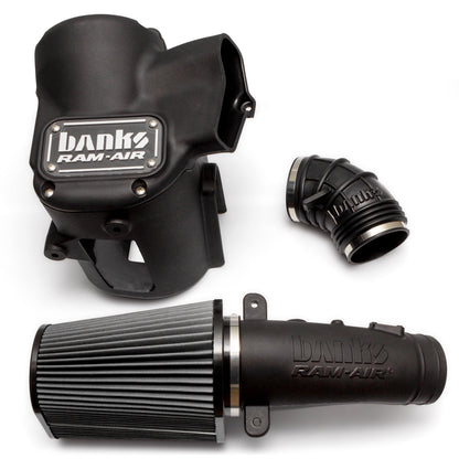 Ram-Air Cold-Air Intake System Dry Filter for 20-22 Ford F250/F350/F450 6.7L Stroke Banks Power-2