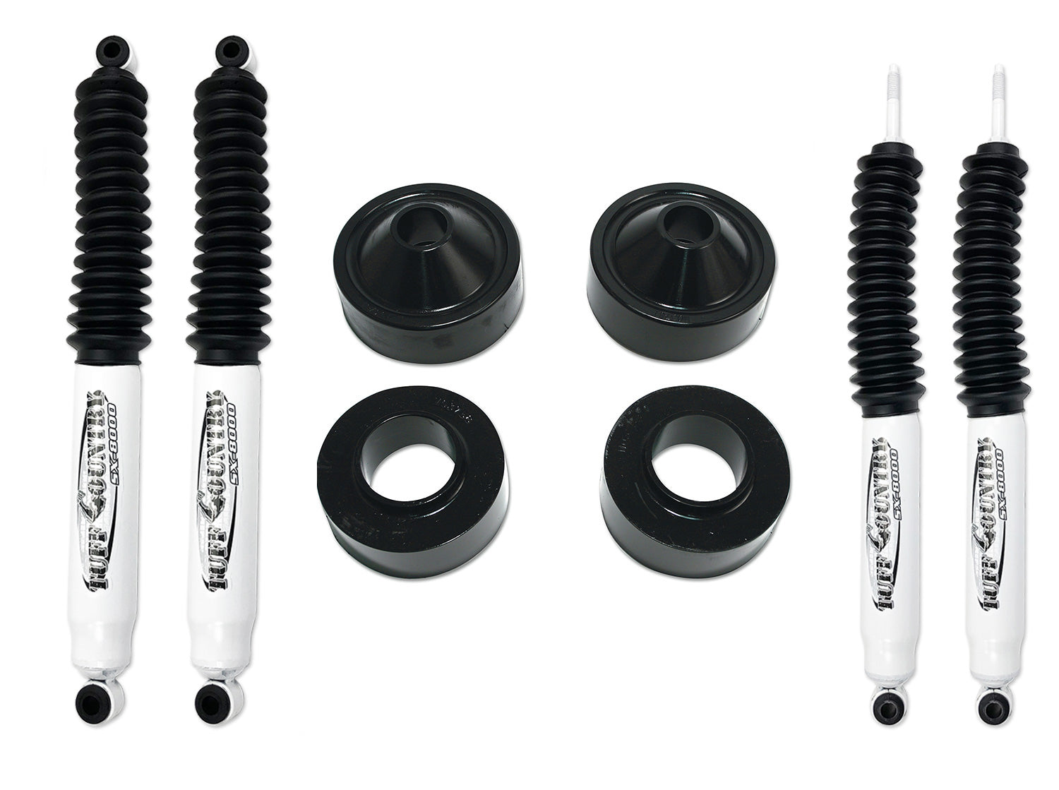 2 Inch Lift Kit 07-18 Jeep Wrangler JK 2 & 4 Door Tuff Country