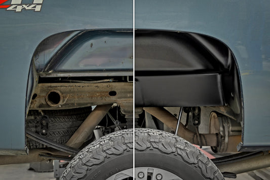 Rear Wheel Well Liners Chevy Silverado 1500 (07-13)/Silverado 2500 HD (07-10) Rough Country-1