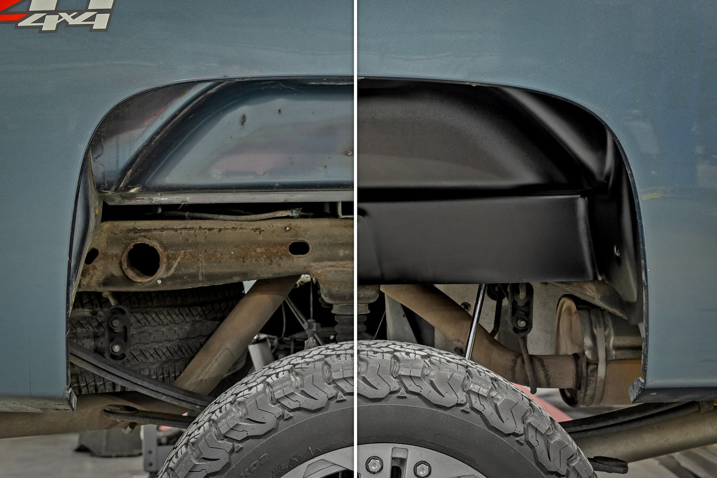 Rear Wheel Well Liners Chevy Silverado 1500 (07-13)/Silverado 2500 HD (07-10) Rough Country-1