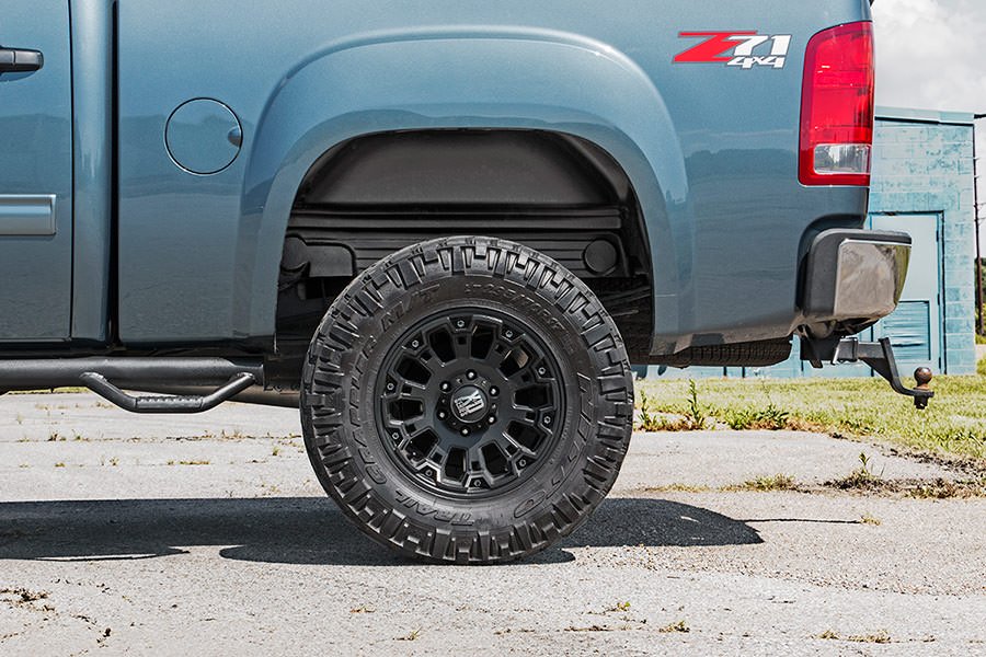 Chevrolet Rear Wheel Well Liners 07-13 Silverado 1500 Rough Country-1