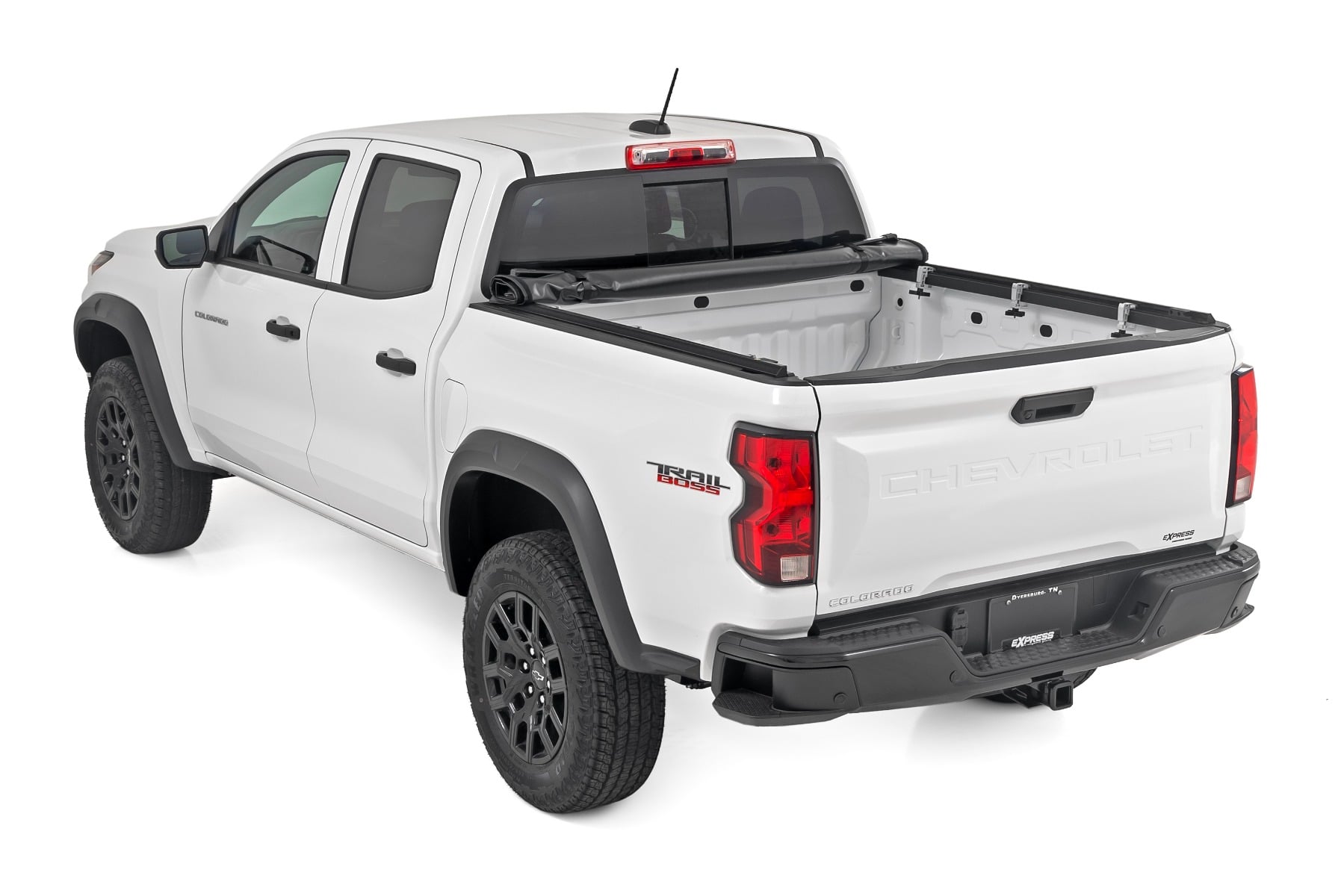 Soft Roll Up Bed Cover 5 Foot Bed Chevy/GMC Canyon/Colorado 2WD/4WD (15-26) Rough Country-3