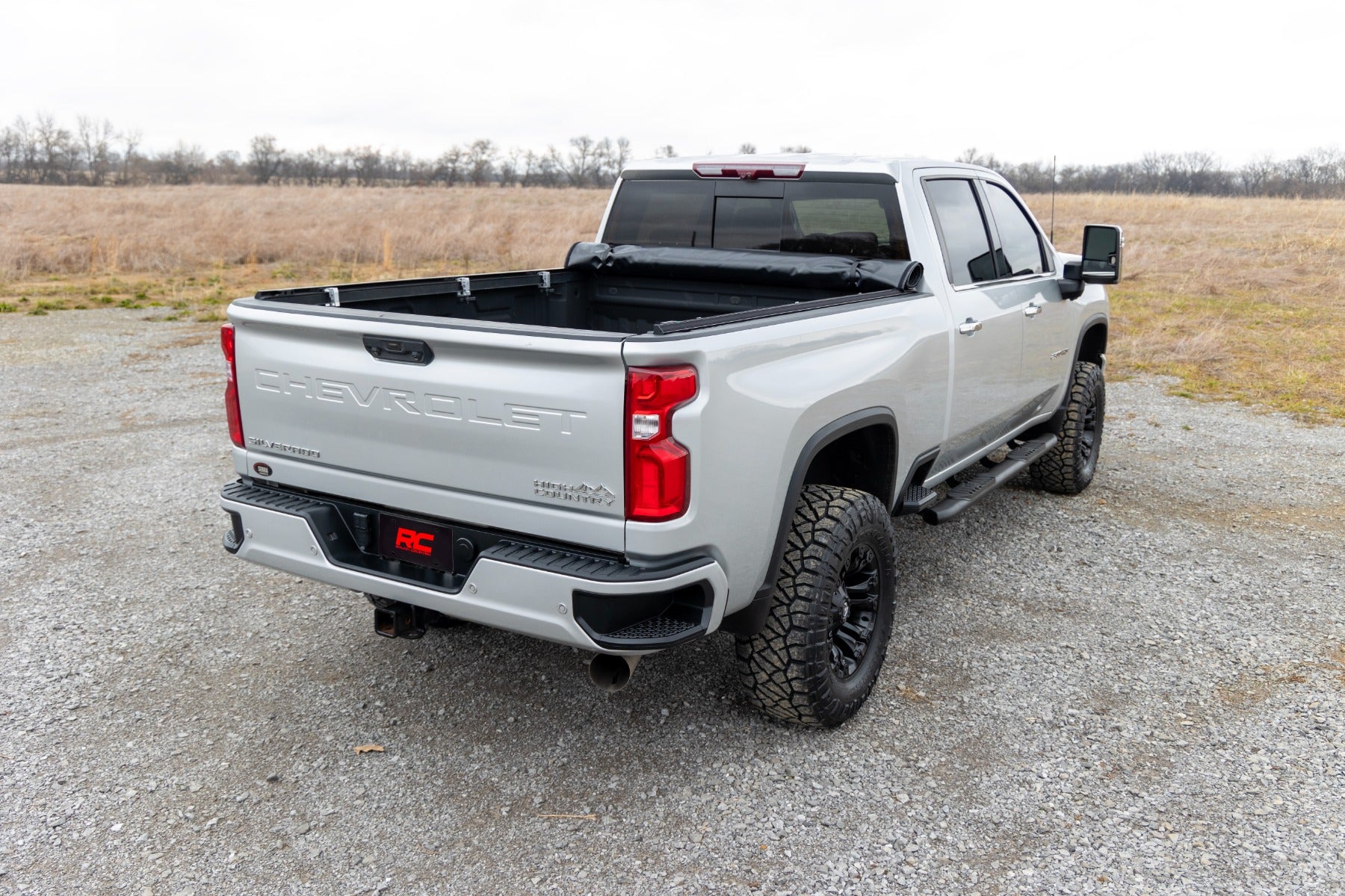 Soft Roll Up Bed Cover 6 Foot 9 Inch Bed Silverado/Sierra 2500HD/3500HD (20-26) Rough Country-5