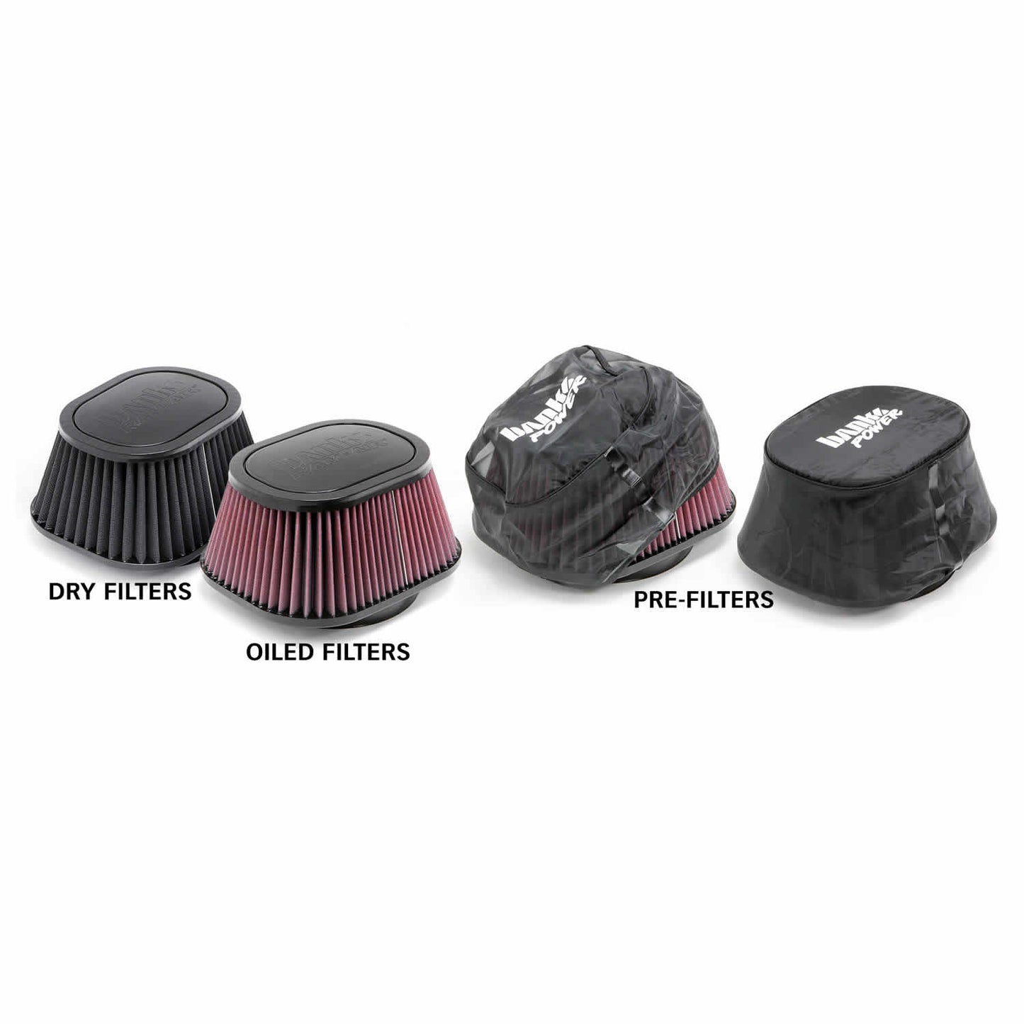 Ram-Air Cold-Air Intake System Dry Filter 04.5-05 Chevy/GMC 6.6L LLY Banks Power-1