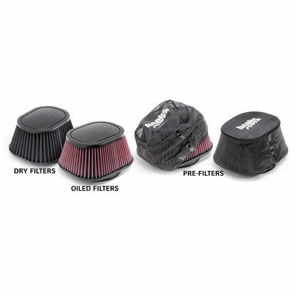 Ram-Air Cold-Air Intake System Dry Filter 04.5-05 Chevy/GMC 6.6L LLY Banks Power-1
