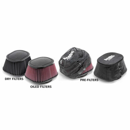 Ram-Air Cold-Air Intake System Oiled Filter 06-07 Chevy/GMC 6.6L LLY/LBZ Banks Power-2