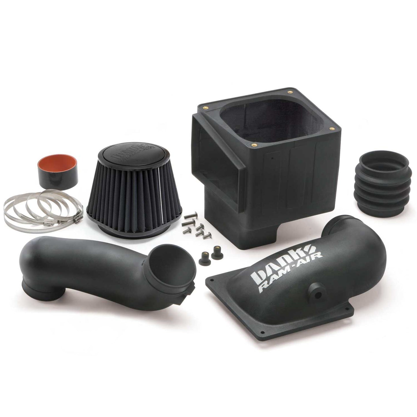 Ram-Air Cold-Air Intake System Dry Filter 03-07 Dodge 5.9L Banks Power-1