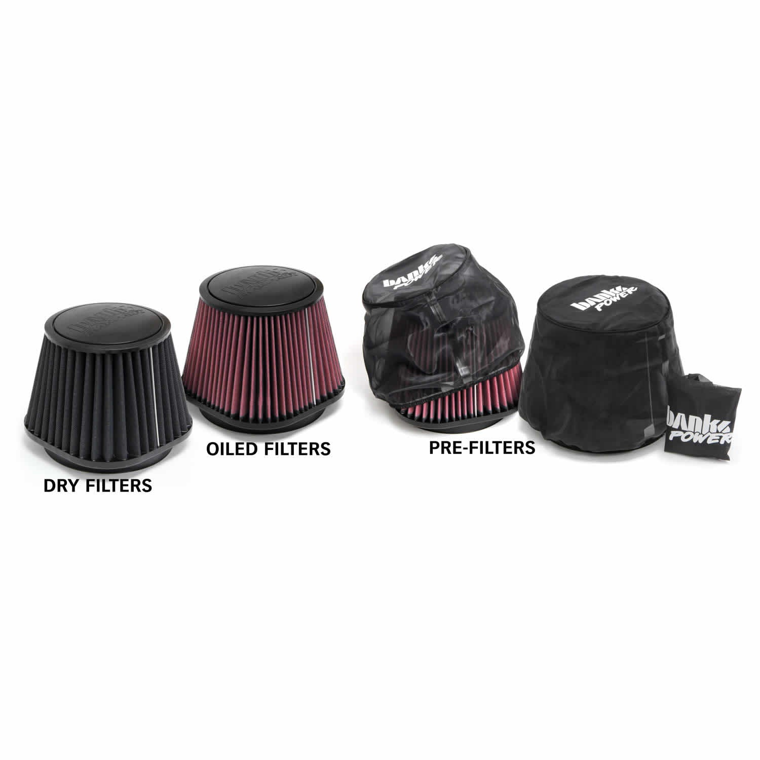 Ram-Air Cold-Air Intake System Oiled Filter 03-07 Dodge 5.9L Banks Power-2