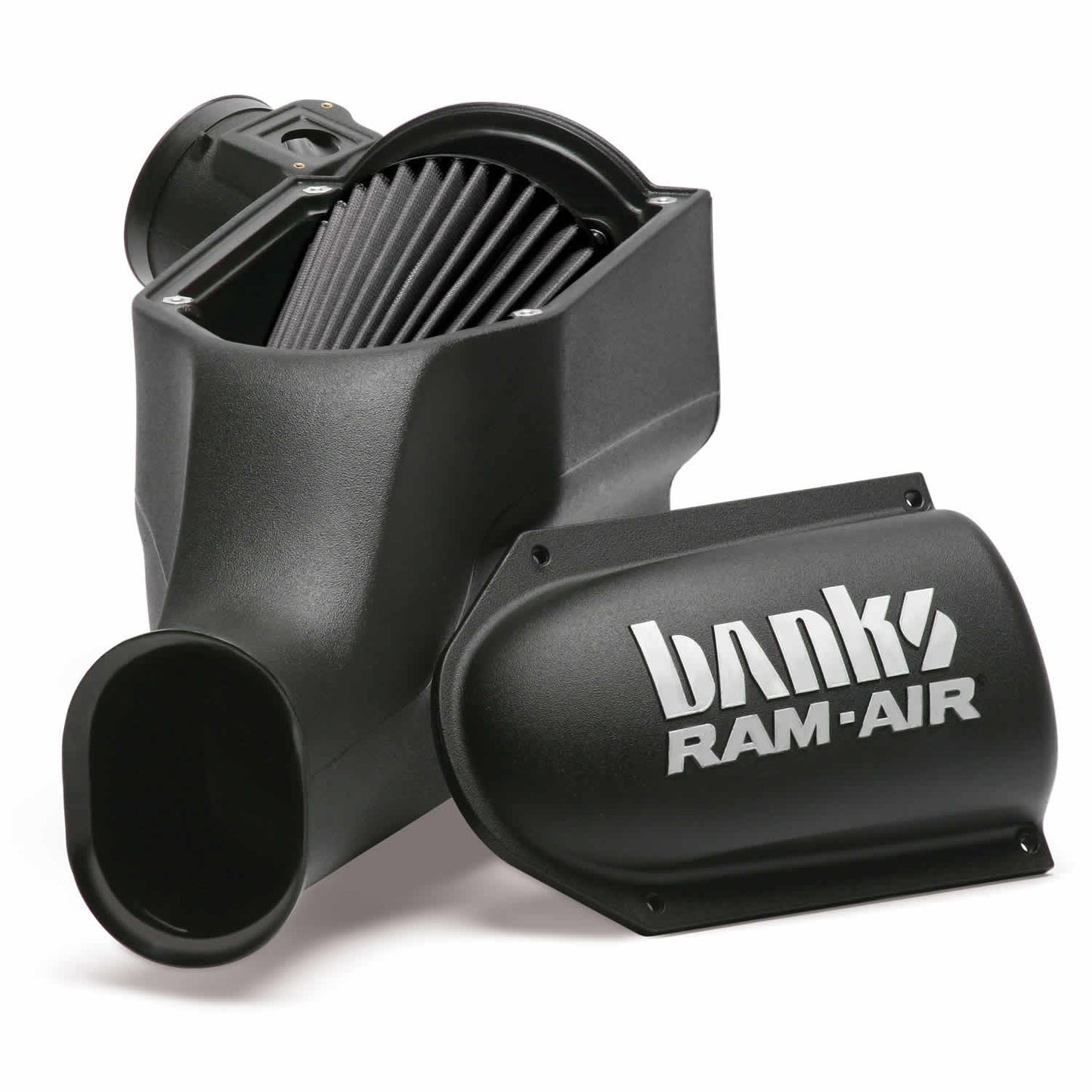 Ram-Air Cold-Air Intake System Dry Filter 03-07 Ford 6.0L Banks Power-1