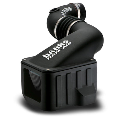 Ram-Air Cold-Air Intake System Dry Filter 07-10 Chevy/GMC 6.6L LMM Banks Power