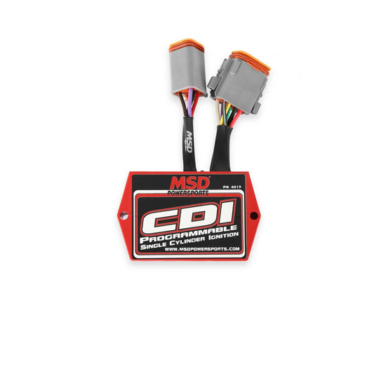 Universal 1-Cylinder, Battery Powered, Programmable Universal 1-Cylinder Programmable Accepts Either A Magnetic Pickup Or A Hall-Effect Input MSD Ignition-1