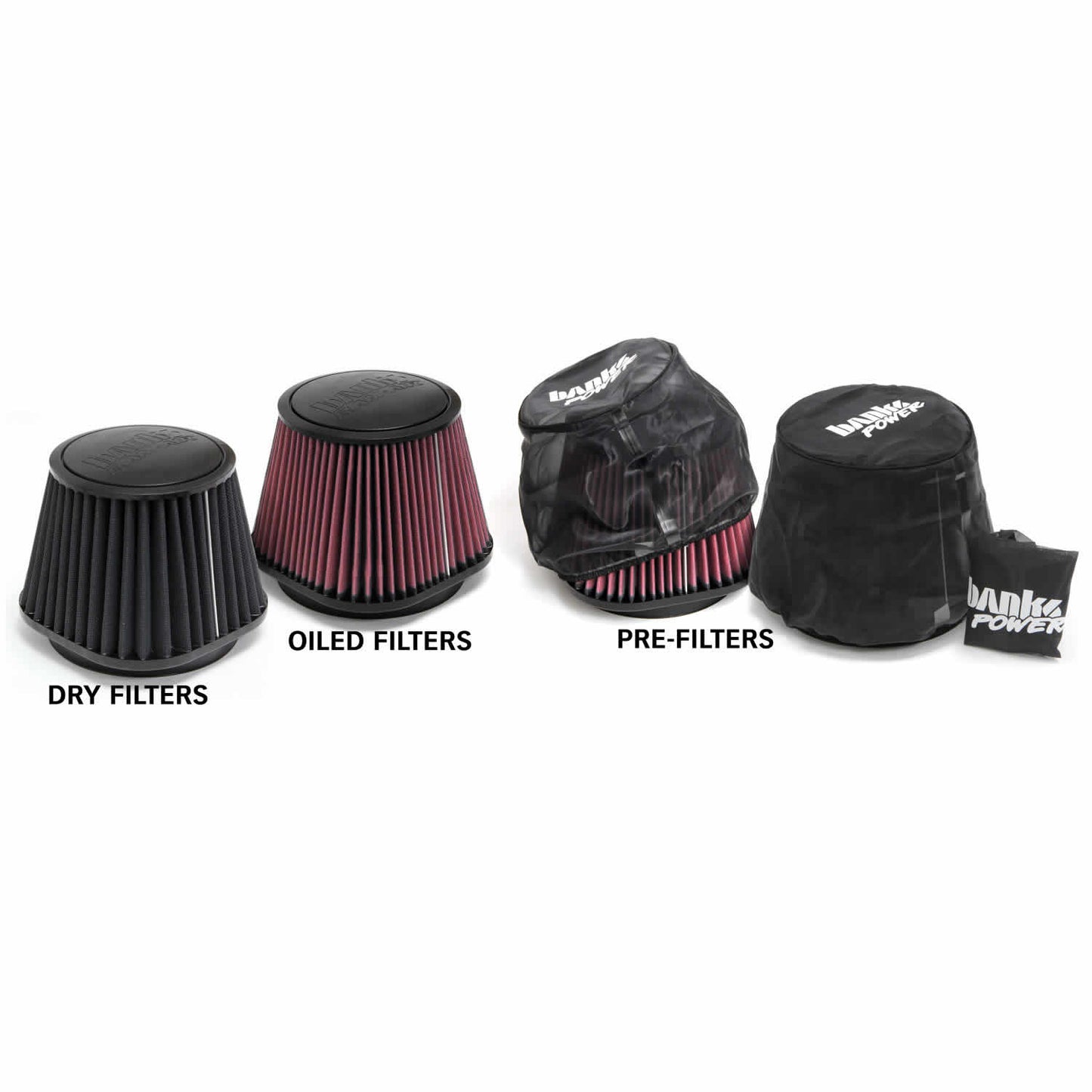 Ram-Air Cold-Air Intake System Oiled Filter 10-12 Dodge/Ram 6.7L Banks Power-1