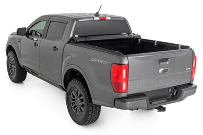 Soft Roll Up Bed Cover 5 Foot Bed Ford Ranger 2WD/4WD (2019-2023) Rough Country-3