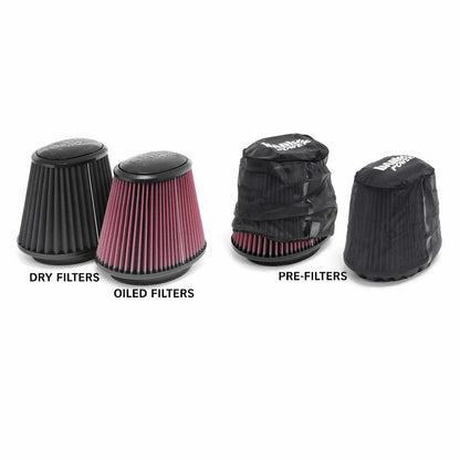 Ram-Air Cold-Air Intake System Oiled Filter 94-02 Dodge 5.9L Banks Power-4