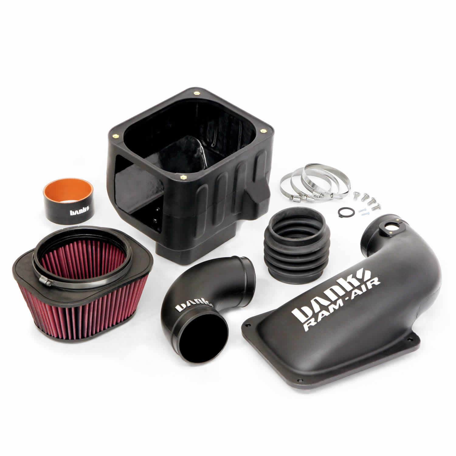 Ram-Air, Oiled Filter, Cold Air Intake System for 2015-2016 Chevy/GMC 2500/3500 6.6L Duramax, LML Banks Power