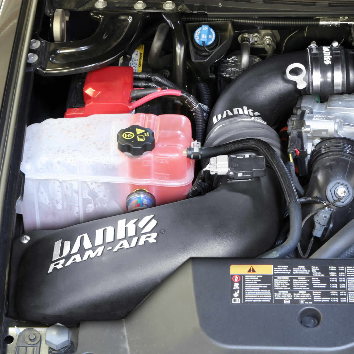 Ram-Air, Oiled Filter, Cold Air Intake System for 2015-2016 Chevy/GMC 2500/3500 6.6L Duramax, LML Banks Power-1