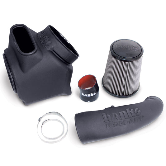 Ram-Air Cold-Air Intake System Dry Filter for use with 2017-2019 Chevy/GMC 2500 L5P 6.6L Banks Power-1