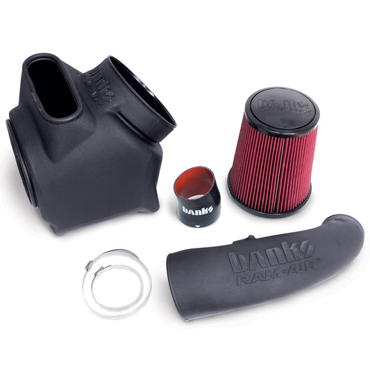 Ram-Air Cold-Air Intake System Oiled Filter for use with 2017-2019 Chevy/GMC 2500 L5P 6.6L Banks Power-1