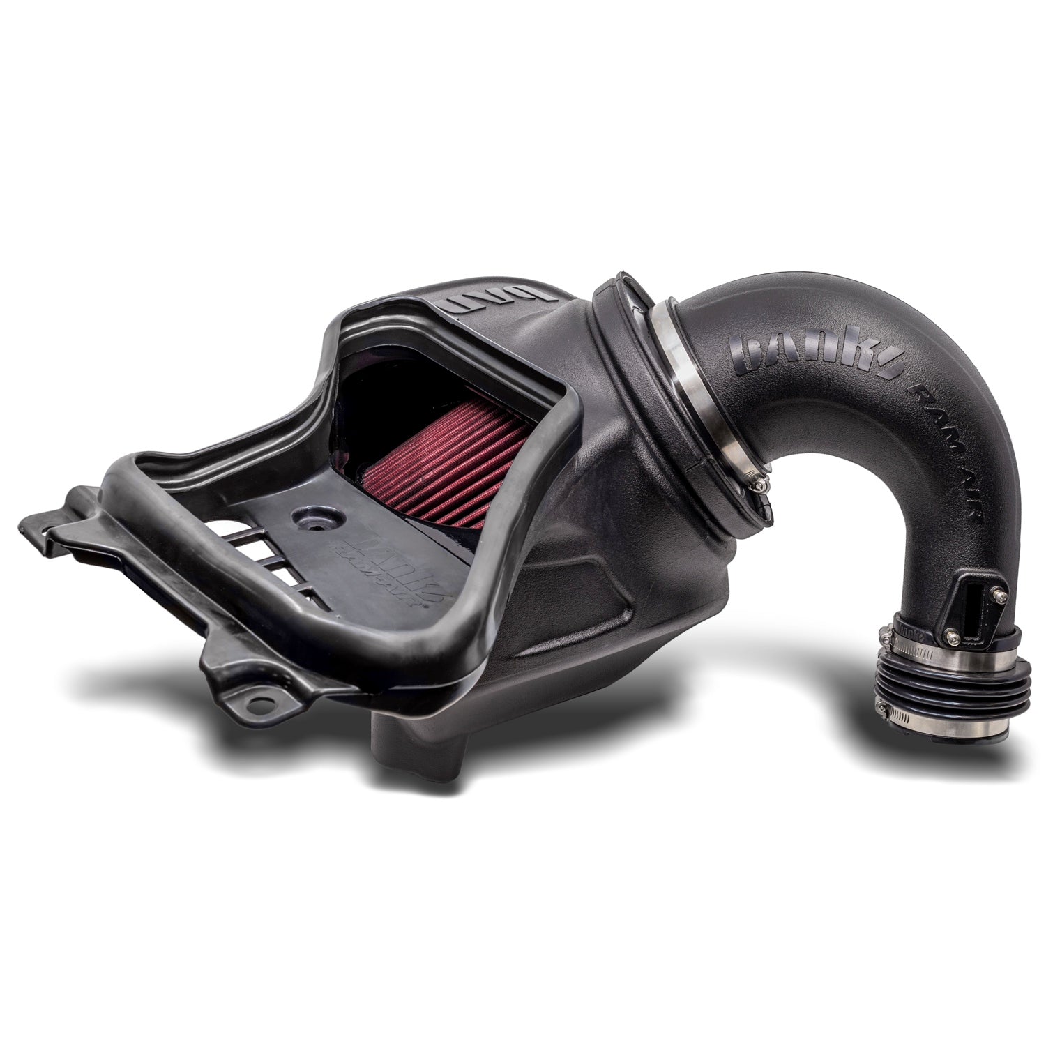 Ram-Air Cold Air Intake w/ Side Fender Inlet Oiled Filter Banks Power-1