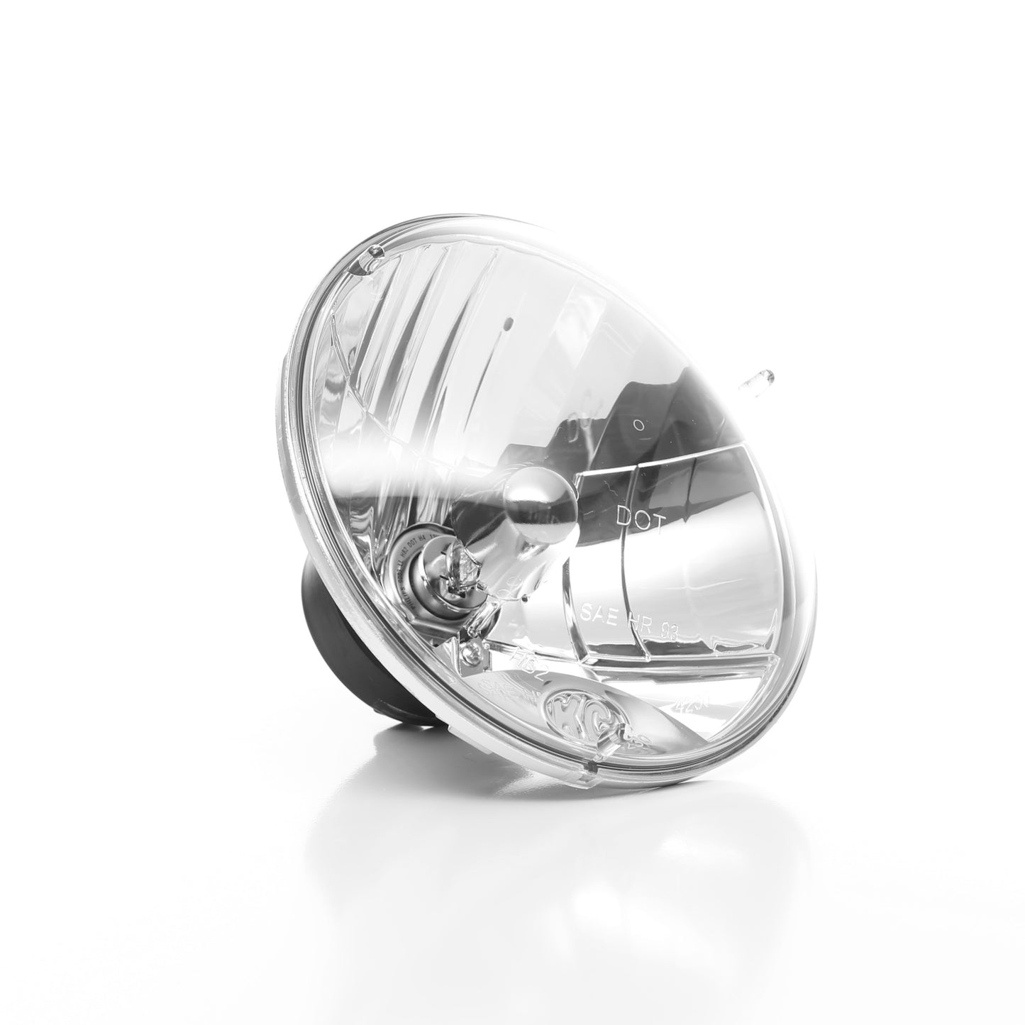 Jeep Head Light H4 Halogen 7 Inch Dot 2 Light Jeep Wrangler JK KC Hilites-2