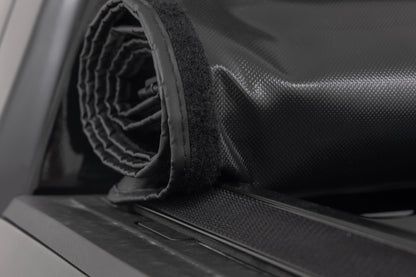 Soft Roll Up Bed Cover 6 Foot 7 Inch Bed Chevy/GMC Sierra 1500 (19-26)/Silverado 1500 (19-26) Rough Country-3