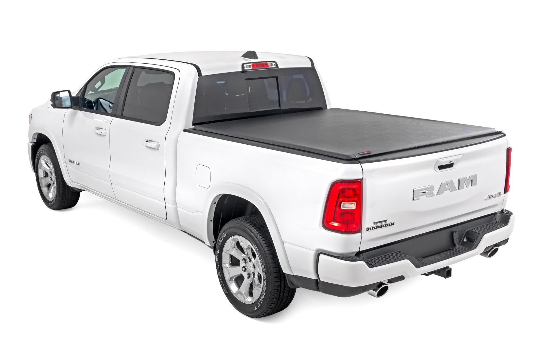 Soft Roll Up Bed Cover 6 Foot 4 Inch Bed Ram 1500 (19-26)/1500 TRX (21-24) Rough Country-2