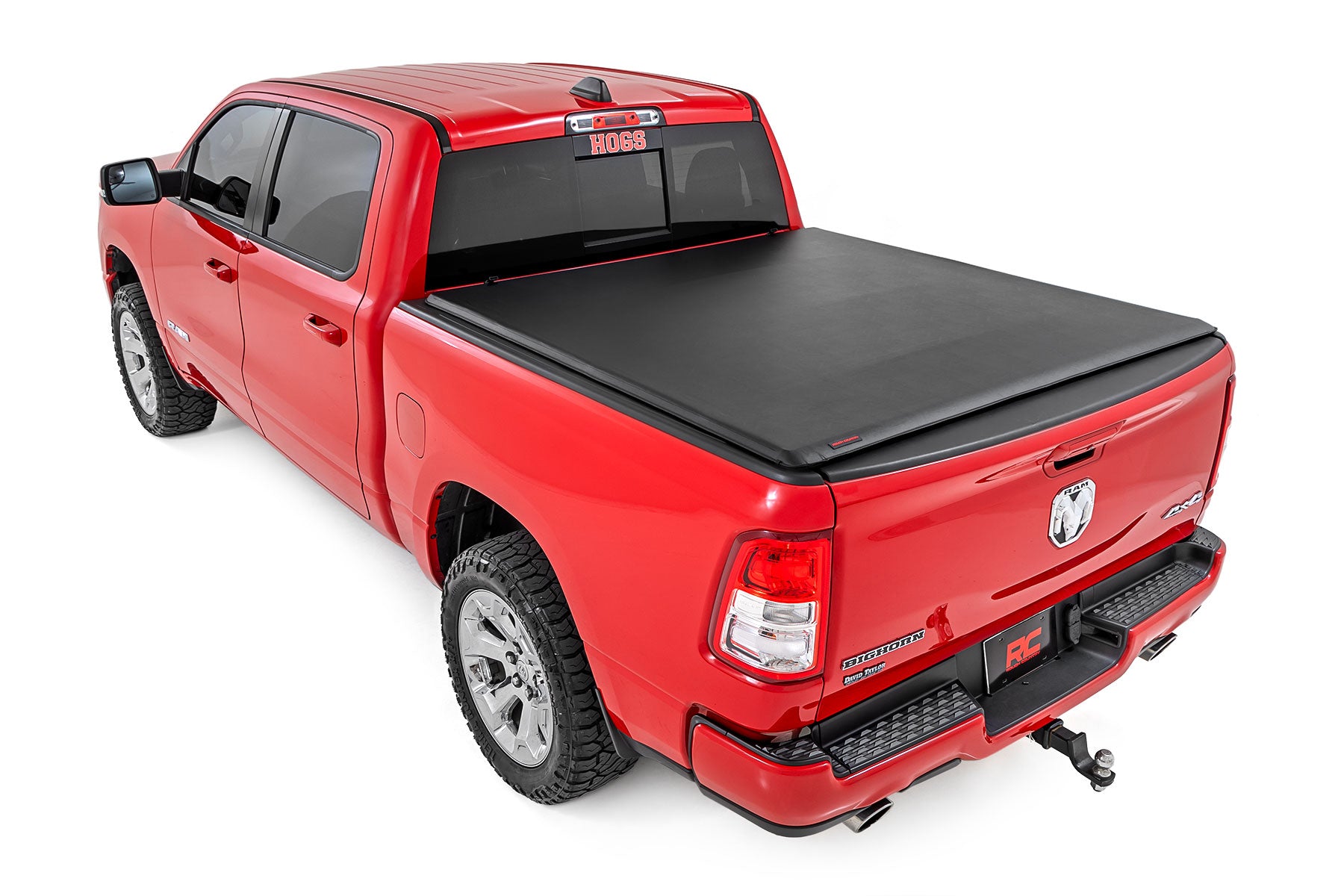 Soft Roll Up Bed Cover 5 Foot 7 Inch Bed No Rambox Ram 1500 (19-26)/1500 TRX (21-24) Rough Country-1