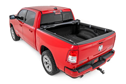 Soft Roll Up Bed Cover 5 Foot 7 Inch Bed No Rambox Ram 1500 (19-26)/1500 TRX (21-24) Rough Country-3