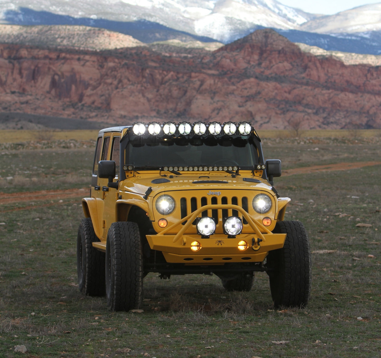 Jeep Head Lights Gravity LED 7 Inch 2- Light 2007-2018 Jeep Wrangler JK 2/4-Door KC Hilites-10