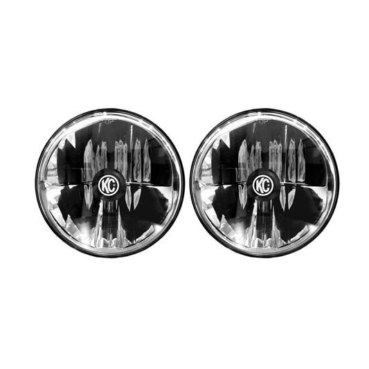 Jeep Head Lights Gravity LED 7 Inch Jeep Wrangler TJ Pair KC Hilites