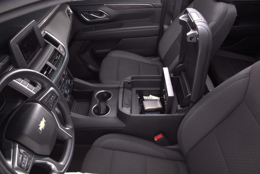 Center Console Safe for 21-26 Tahoe/Yukon/Suburban - Keyed Lock Products Tuffy Security