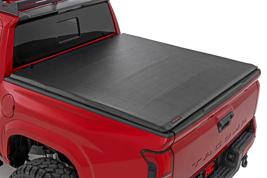 Soft Roll Up Bed Cover 5 Foot Bed Toyota Tacoma 2WD/4WD (2024-2026) Rough Country