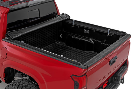 Soft Roll Up Bed Cover 5 Foot Bed Toyota Tacoma 2WD/4WD (2024-2026) Rough Country-1