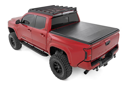Soft Roll Up Bed Cover 5 Foot Bed Toyota Tacoma 2WD/4WD (2024-2026) Rough Country-2