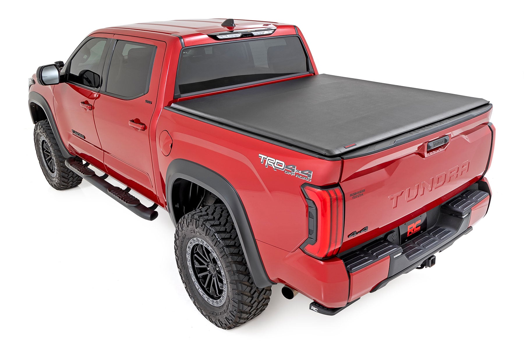 Soft Roll Up Bed Cover 6 Foot 7 Inch Bed Toyota Tundra 2WD/4WD (2022-2026) Rough Country-1