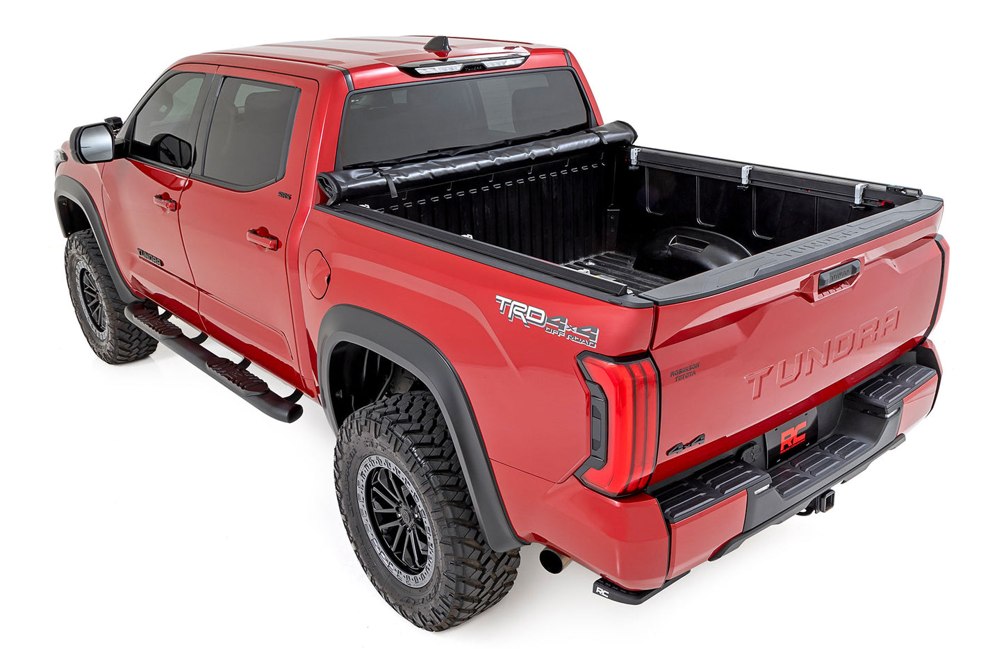 Soft Roll Up Bed Cover 6 Foot 7 Inch Bed Toyota Tundra 2WD/4WD (2022-2026) Rough Country-3