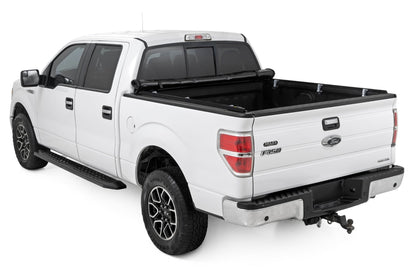 Soft Roll Up Bed Cover 5 Foot 7 Inch Bed Ford F-150 2WD/4WD (2004-2014) Rough Country-3