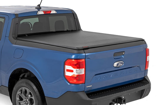 Soft Roll Up Bed Cover 4 Foot 6 Inch Bed Ford Maverick 2WD/4WD (2022-2026) Rough Country