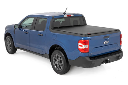 Soft Roll Up Bed Cover 4 Foot 6 Inch Bed Ford Maverick 2WD/4WD (2022-2026) Rough Country-2