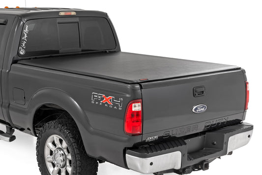 Soft Roll Up Bed Cover 6 Foot 10 Inch Bed Ford F-250/F-350 Super Duty (99-16) Rough Country