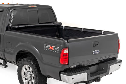 Soft Roll Up Bed Cover 6 Foot 10 Inch Bed Ford F-250/F-350 Super Duty (99-16) Rough Country-1