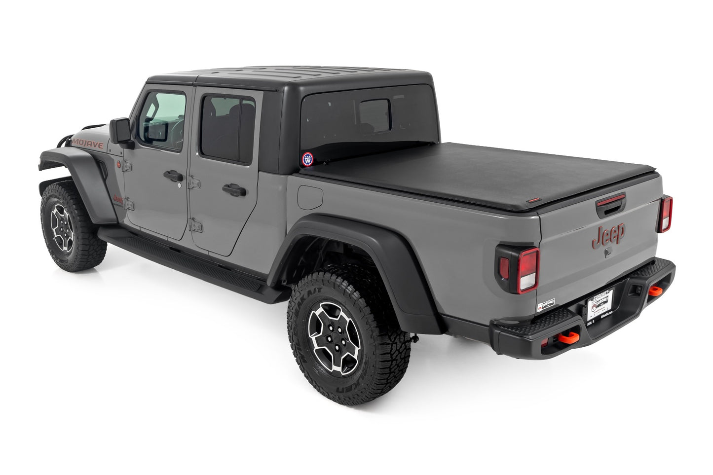 Soft Roll Up Bed Cover 5 Bed Jeep Gladiator JT 4WD (2020-2025) Rough Country-2