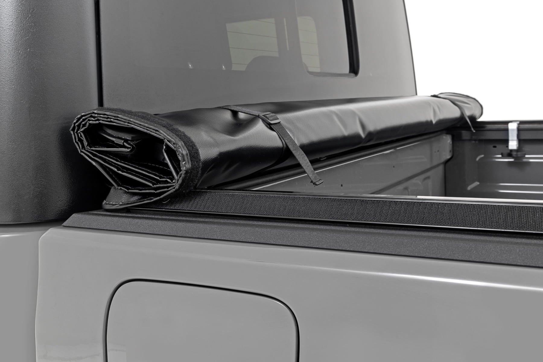 Soft Roll Up Bed Cover 5 Bed Jeep Gladiator JT 4WD (2020-2025) Rough Country-4